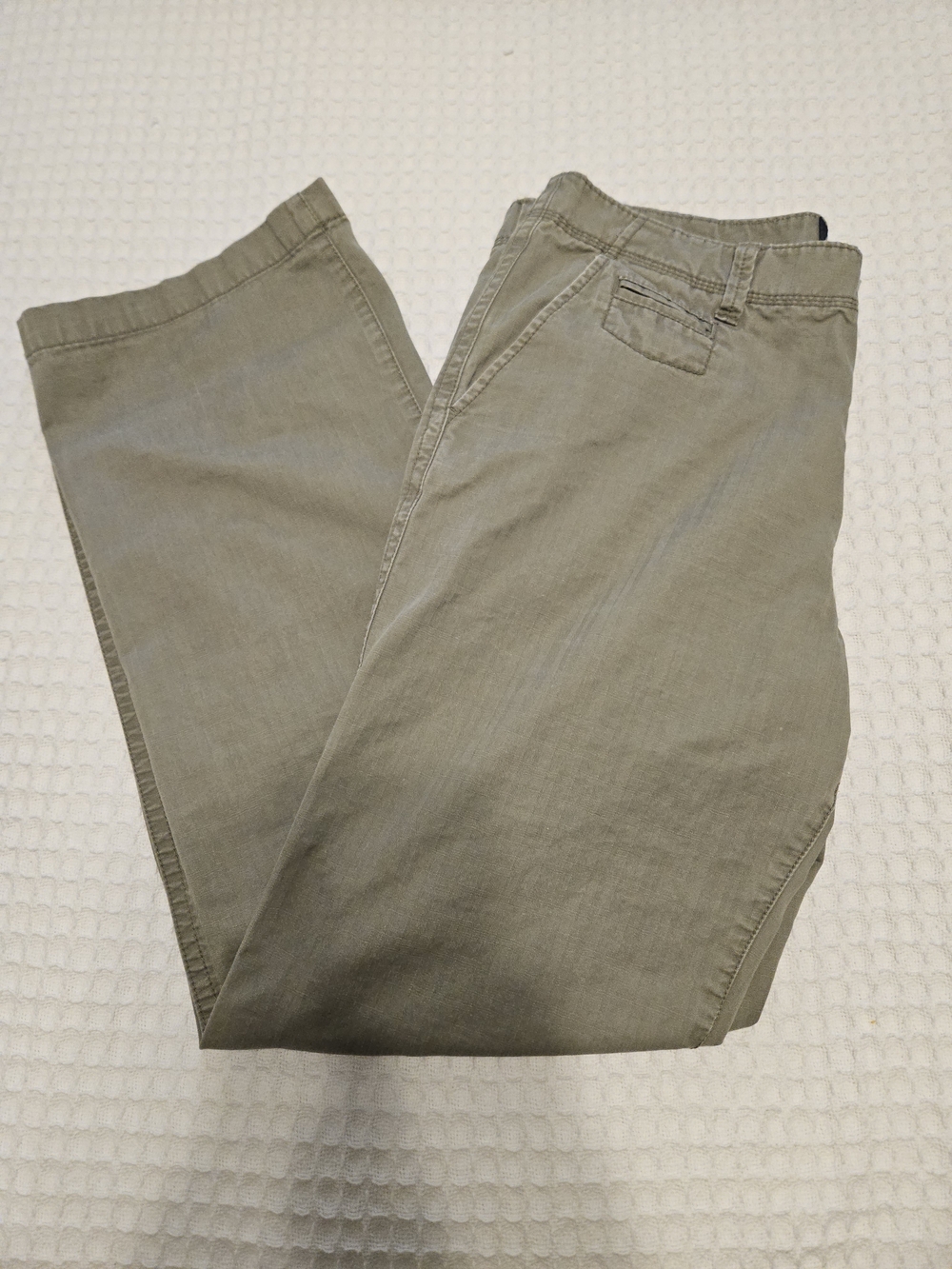Y2K Old Navy Pants Mens 34x34 Olive Herringbone Surplus Military Field Trouser